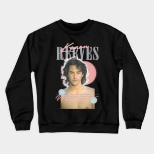 Keanu Reeves ---- Retro 90s Aesthetic Crewneck Sweatshirt